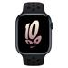 ساعت هوشمند اپل سری 8 آلومینیوم مشکی 45 میلی متری با بند Black/Black Nike Sport Band